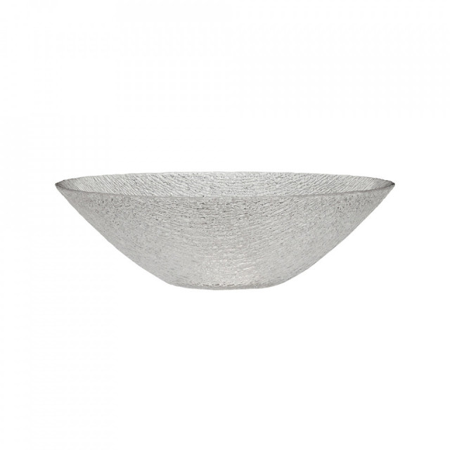 Bol transparent din sticla 25 cm Fuyu Hubsch