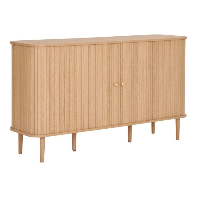 Bufet inferior maro din lemn 140 cm Nikko House Nordic