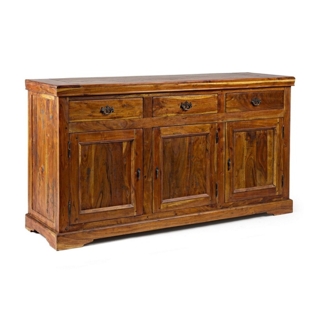 Bufet inferior maro din lemn 160 cm Chateaux Bizzotto
