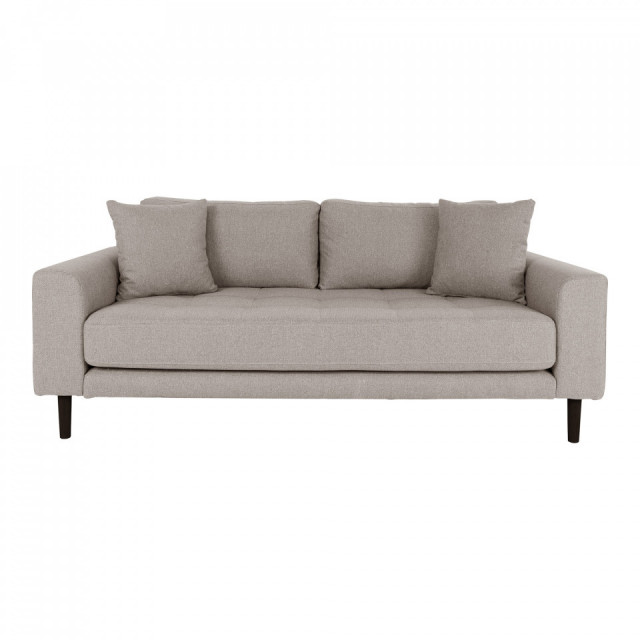 Canapea grej din textil 2,5 persoane Rema House Nordic