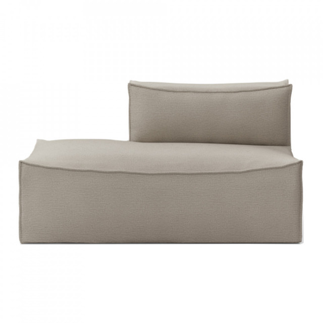 Canapea modulara bej din textil 150 cm Catena Open Left Ferm Living