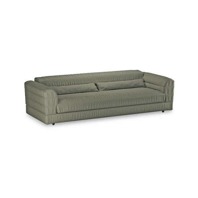 Canapea verde oliv din textil 274 cm Kinsey Club HKliving