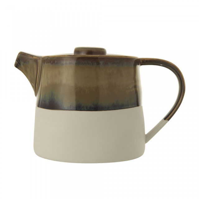 Ceainic maro/crem din ceramica 1 L Heather Creative Collection