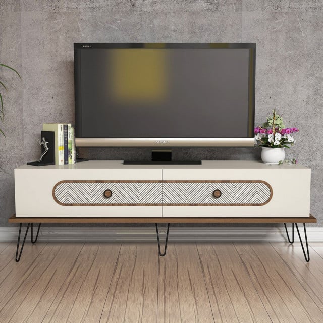 Comoda TV crem 145 cm Ekol The Home Collection