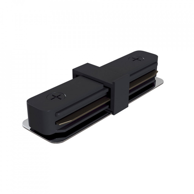 Conector electric negru din plastic pentru sina Track Accesory Black Maytoni