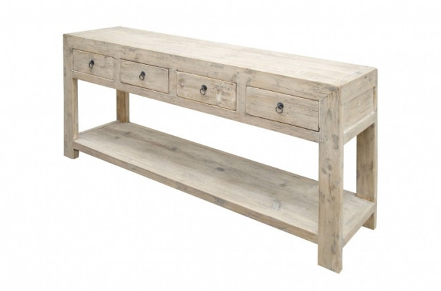 Consola maro din lemn 170 cm Pine Versmissen