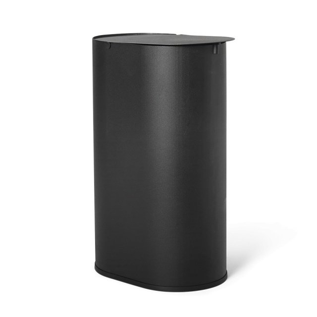 Cos de gunoi negru din metal 6.6 L Enkel Ferm Living