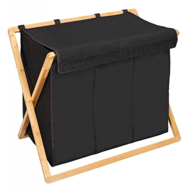 Cos de rufe negru/maro din fibre sintetice 31 L Ecori Wenko
