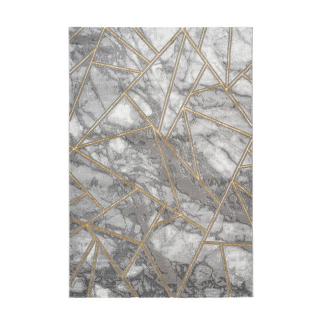 Covor auriu din fibre sintetice Marmaris Line Lalee (diverse dimensiuni)