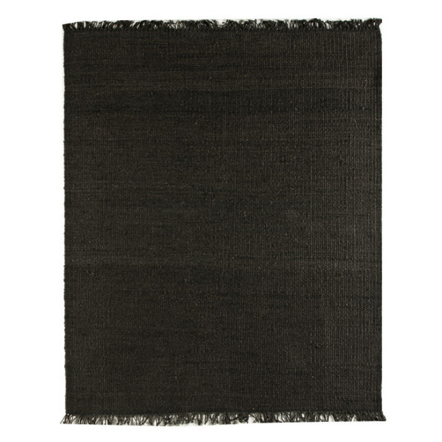 Covor negru din fibre naturale 200x250 cm Syen Thai Natura