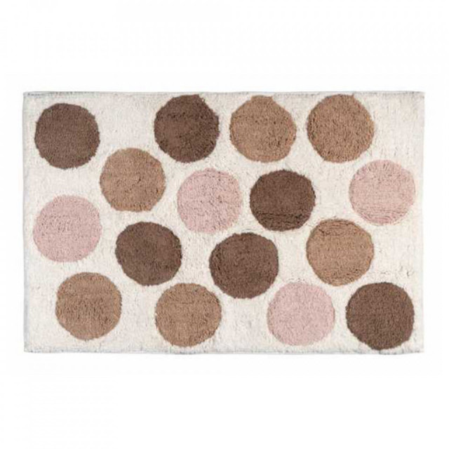 Covoras baie multicolor din bumbac 60x90 cm Tibet Wenko