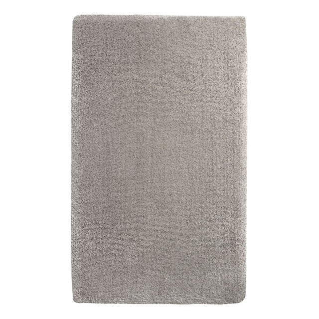 Covoras de baie gri din fibre sintetice 60x60 cm Mauro Aquanova