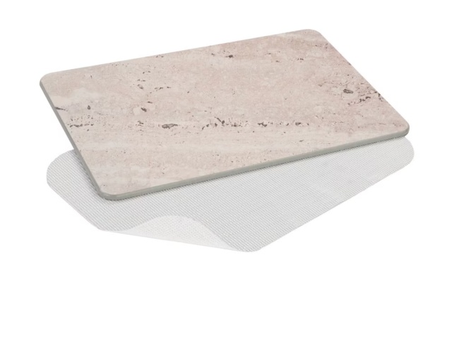 Covoras pentru baie gri din piatra 39x60 cm Puna Wenko