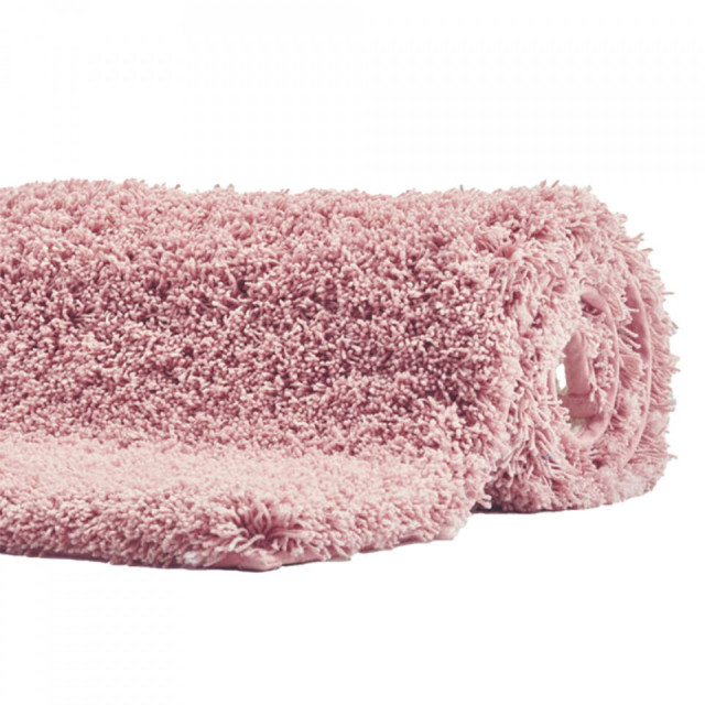 Covoras pentru baie roz din fibre sintetice 80 cm Musa Aquanova