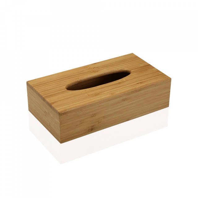 Cutie maro din lemn pentru servetele Caja Panuelos Versa Home