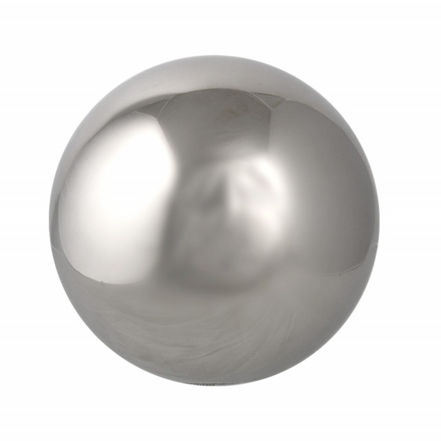 Decoratiune glob argintiu din inox 15 cm Drenop Esschert Design