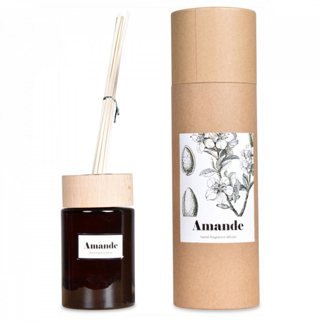 Difuzor cu betisoare parfumate 100 ml Almond Sticks The Home Collection