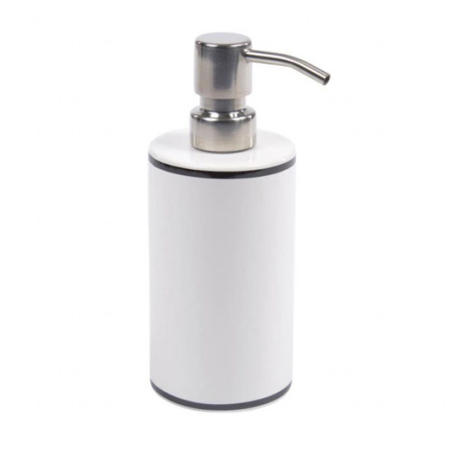 Dispenser sapun lichid alb din ceramica 7 cm Arminda Kave Home