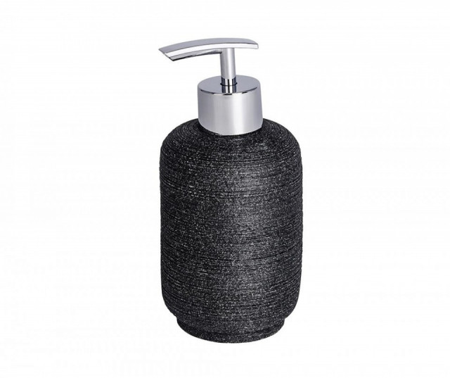Dispenser sapun lichid negru din polirasina 300 ml Goa Wenko