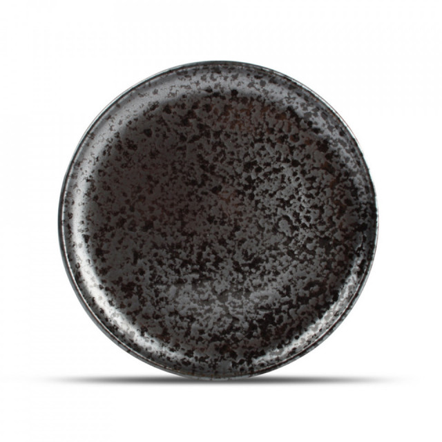 Farfurie intinsa neagra din portelan 26 cm Oxido Fine2Dine