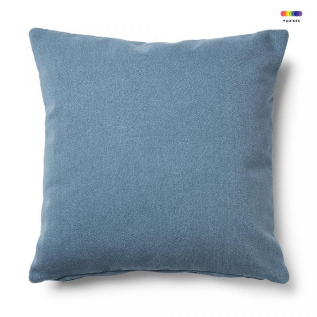 Fata de perna albastra din textil 45x45 cm Kam Kave Home