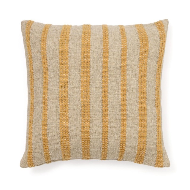 Fata de perna crem/galbena din fibre 50x50 cm Naila Kave Home