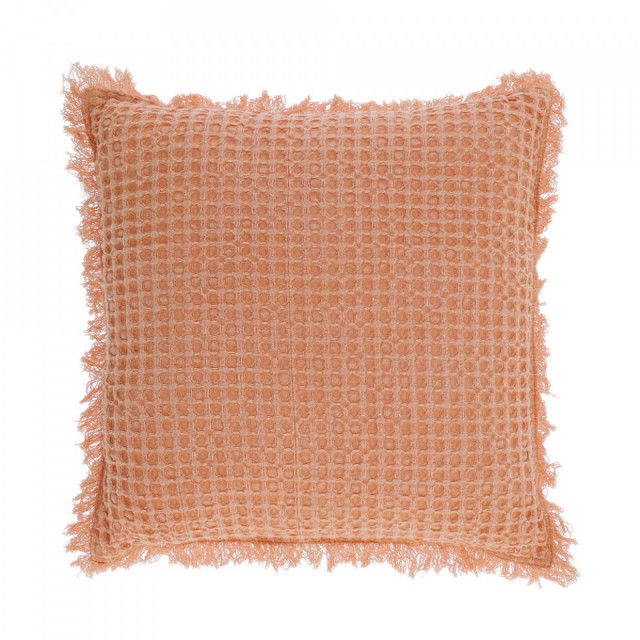 Fata de perna portocalie din bumbac 45x45 cm Shallow Kave Home