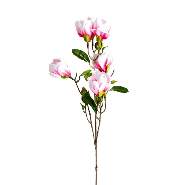Floare artificiala roz din fibre sintetice 87 cm Magnolia Vical Home
