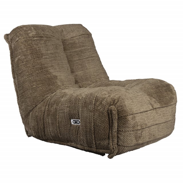 Fotoliu recliner maro din textil Hamilton Dutchbone