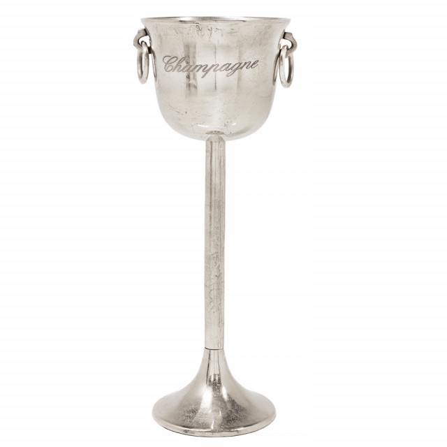 Frapiera argintie din metal Champagne The Home Collection