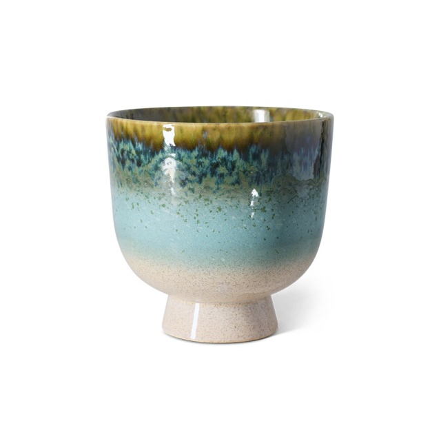 Ghiveci multicolor din ceramica 21 cm Retro HKliving