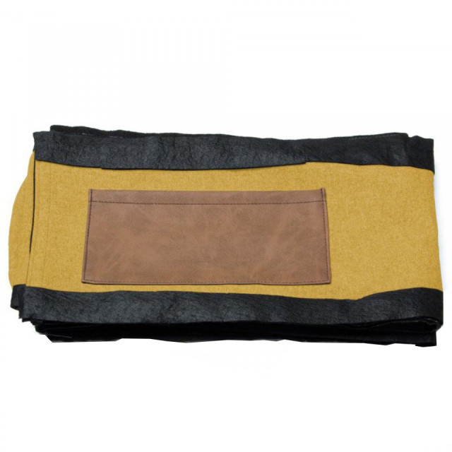 Husa pentru pat galbena din material textil 160x200 cm Dyla Kave Home