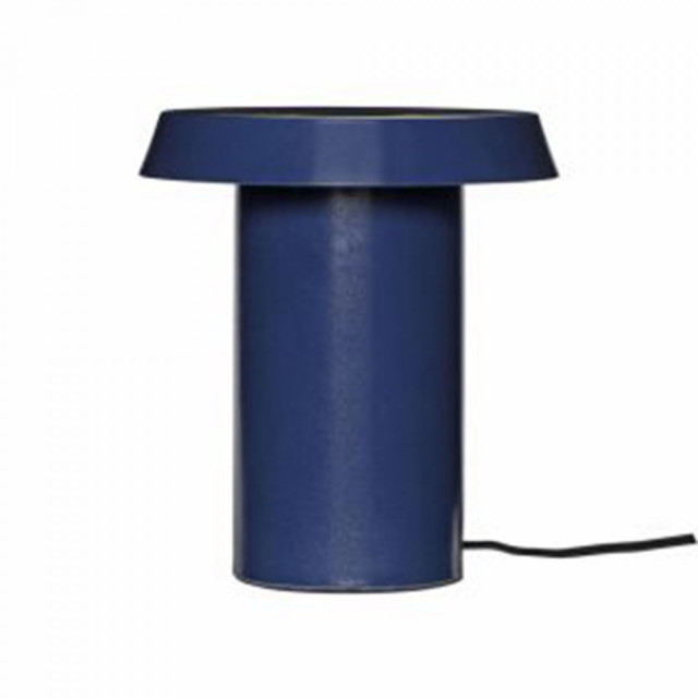 Lampa birou albastra din fier 22 cm Keen Hubsch