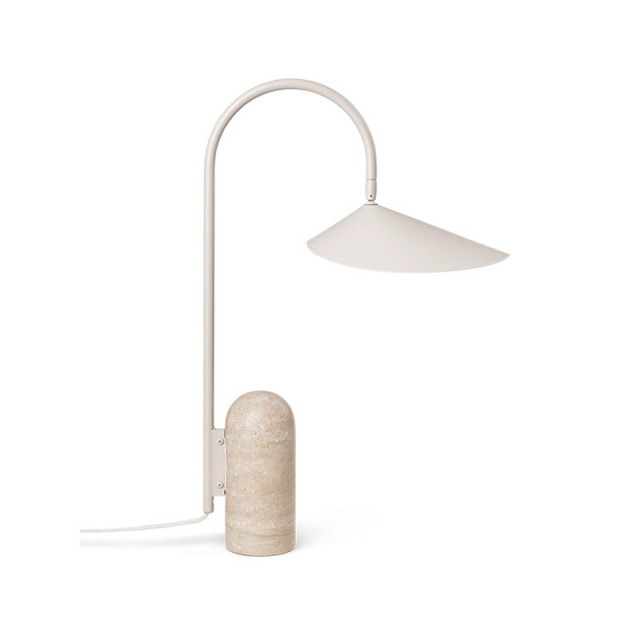 Lampa birou crem din metal 51 cm Arum Ferm Living