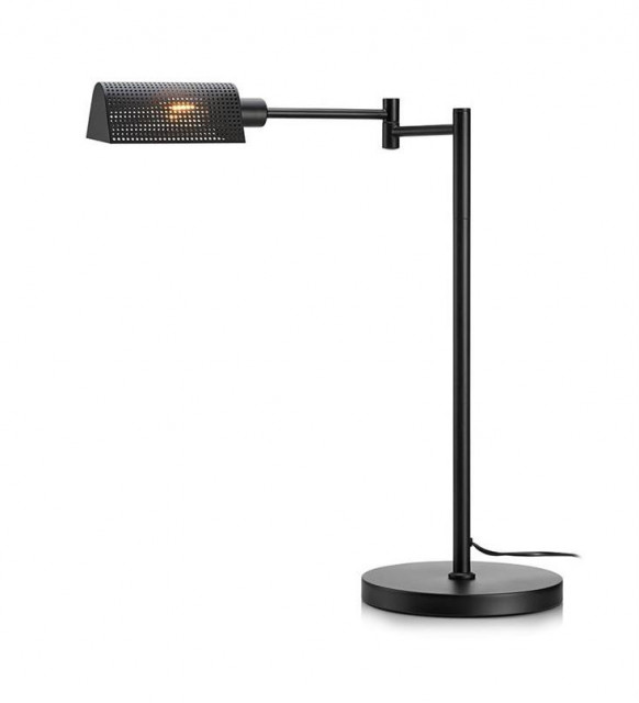 Lampa birou neagra din metal 57 cm Yale Markslojd