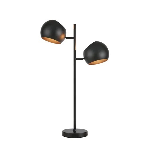 Lampa birou neagra din metal cu 2 becuri 65 cm Edgar Markslojd
