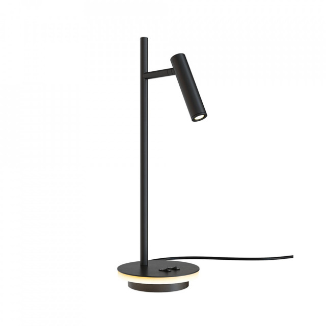Lampa birou neagra din metal cu LED 45 cm Estudo Maytoni