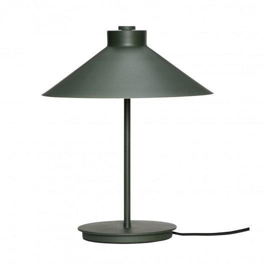 Lampa birou verde din metal 38 cm Shape Hubsch