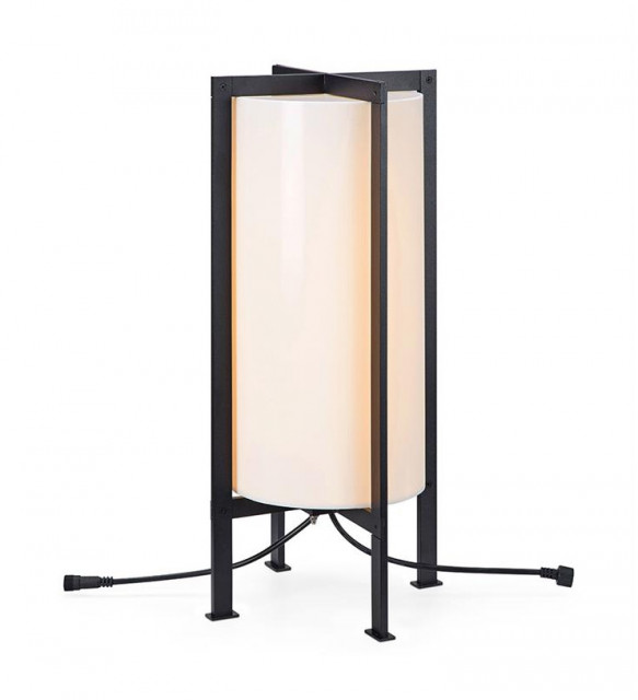 Lampa dimabila alba/neagra din plastic si metal pentru exterior cu LED 54 cm Garden Markslojd