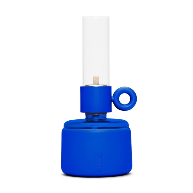 Lampa ulei albastra din metal Flamtastique XS Fatboy