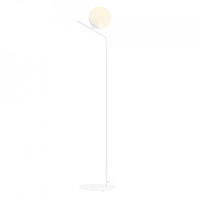 Lampadar alb din sticla 161 cm Gallia Aldex