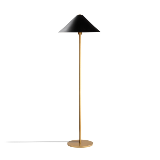 Lampadar auriu/negru din metal 150 cm Mixed The Home Collection