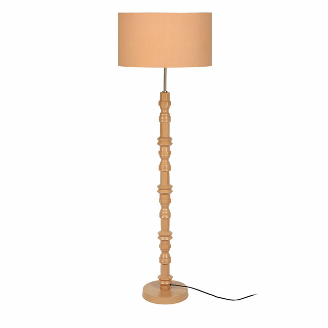 Lampadar maro teracota din lemn 148 cm Totem Zuiver