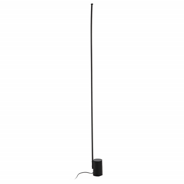 Lampadar negru din metal 186 cm Nina Thai Natura