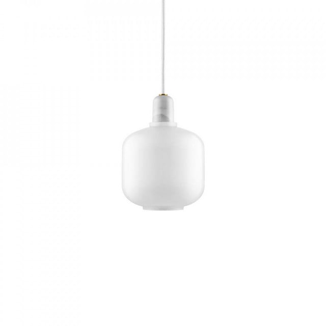 Lustra alba din marmura Amp Small Normann Copenhagen