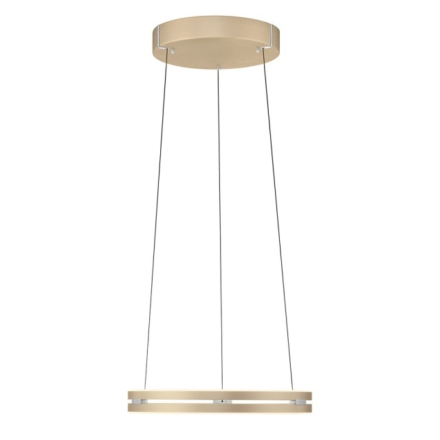 Lustra maro bronz din metal cu 2 LED-uri PURE E-Loop Zuma Line