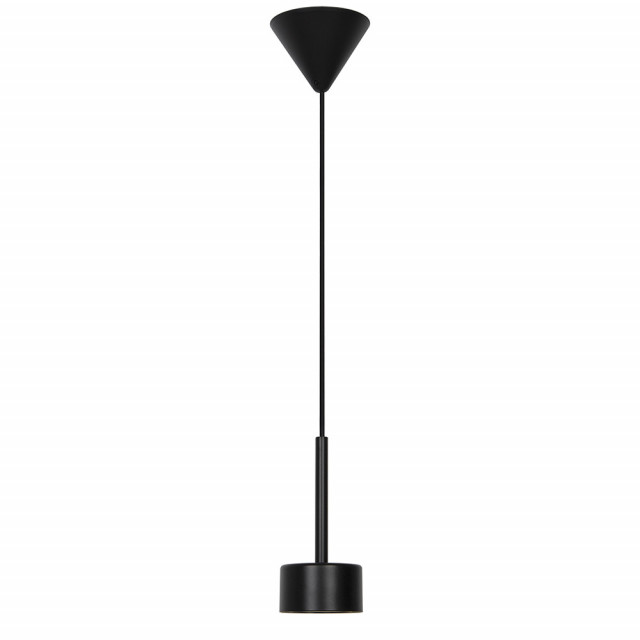 Lustra neagra din metal cu LED Clyde Nordlux