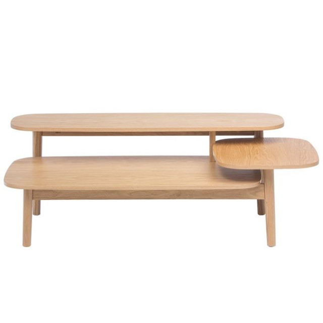 Masa de cafea maro din lemn 60x120 cm Eichberg Woodman