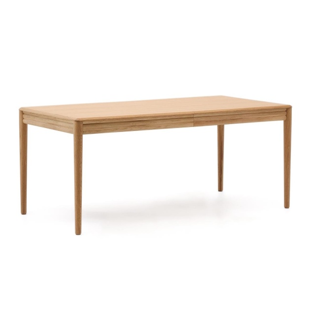 Masa dining extensibila maro din lemn 90x160(200) cm Lenon Kave Home