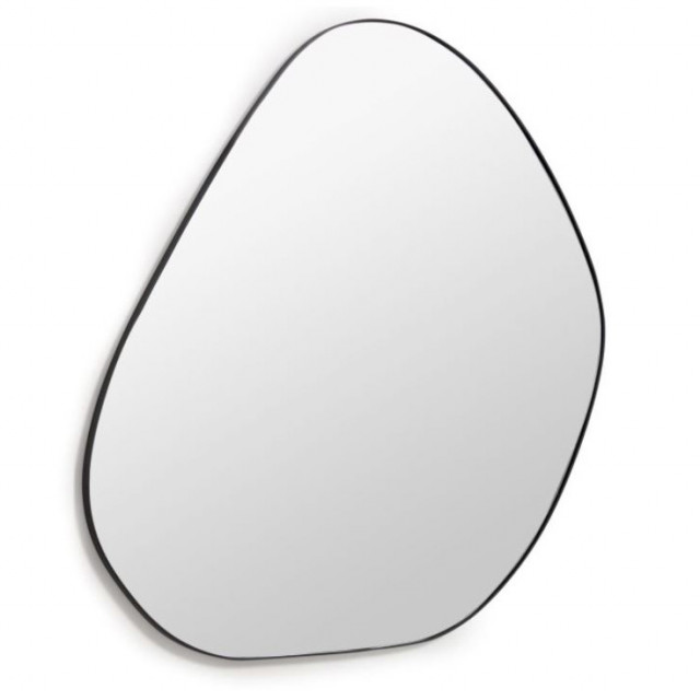 Oglinda ovala din metal 84x109 cm Anera Kave Home